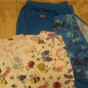 Printed medical scrubs